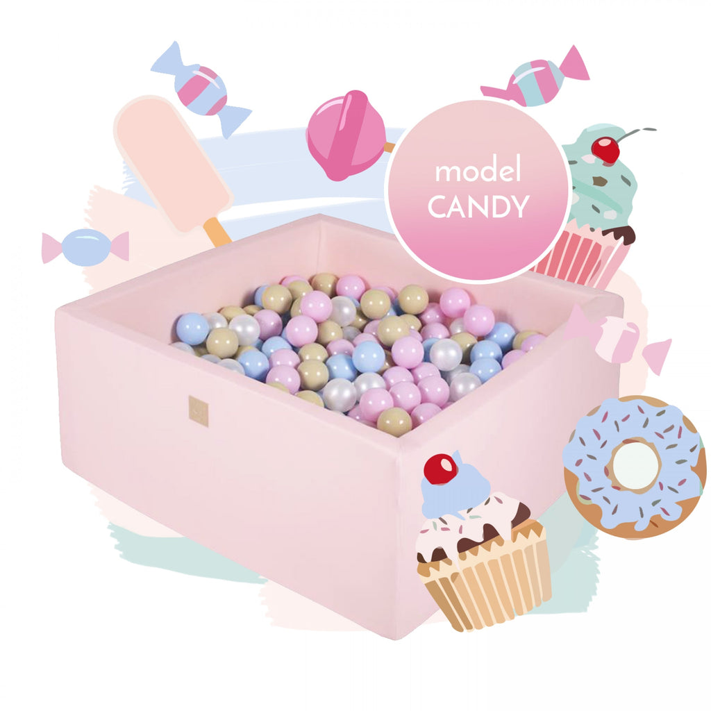 BESTSELLER 110x110x40 incl. 500 ballen - Candy Set