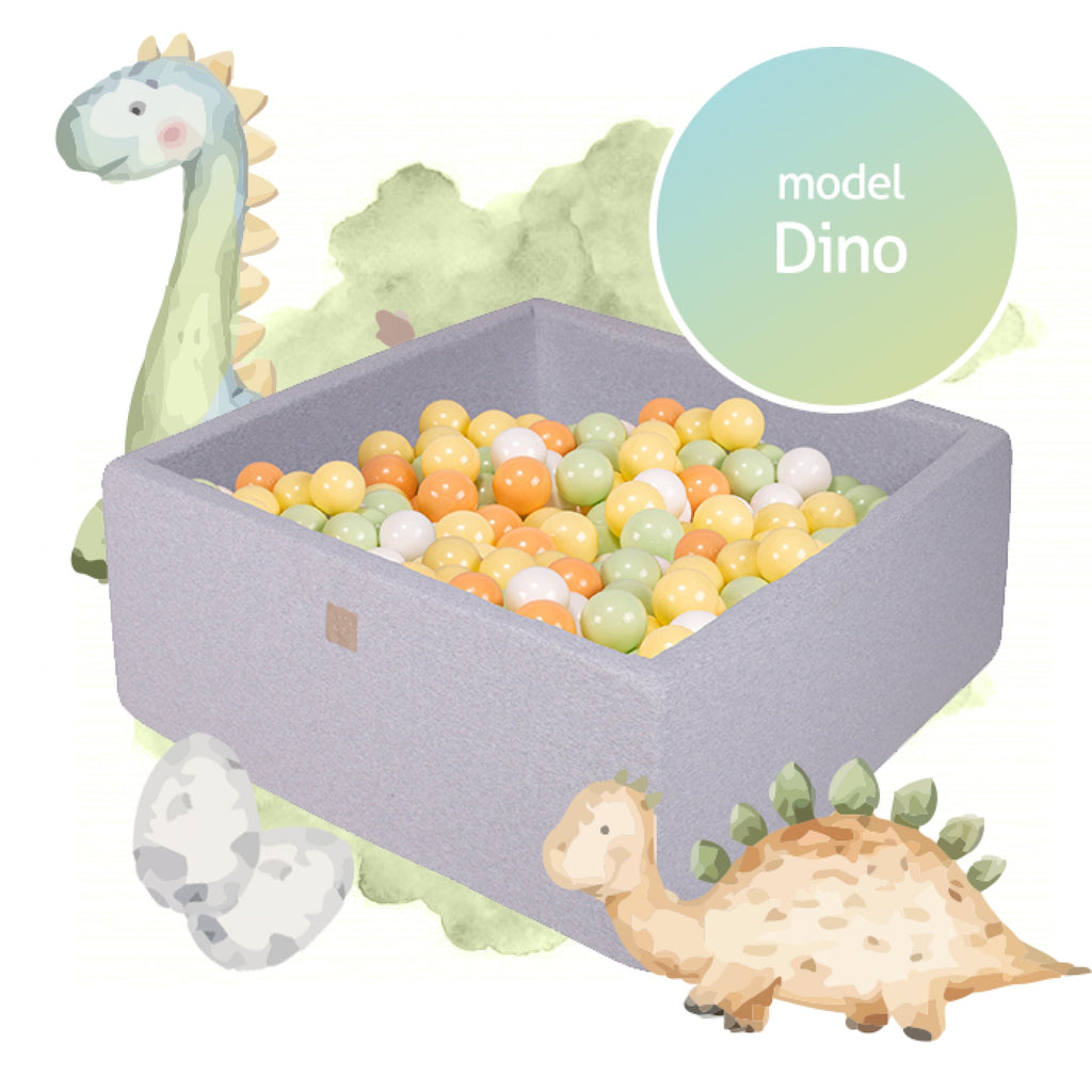 BESTSELLER 110x110x40 incl. 500 ballen - Dino Set