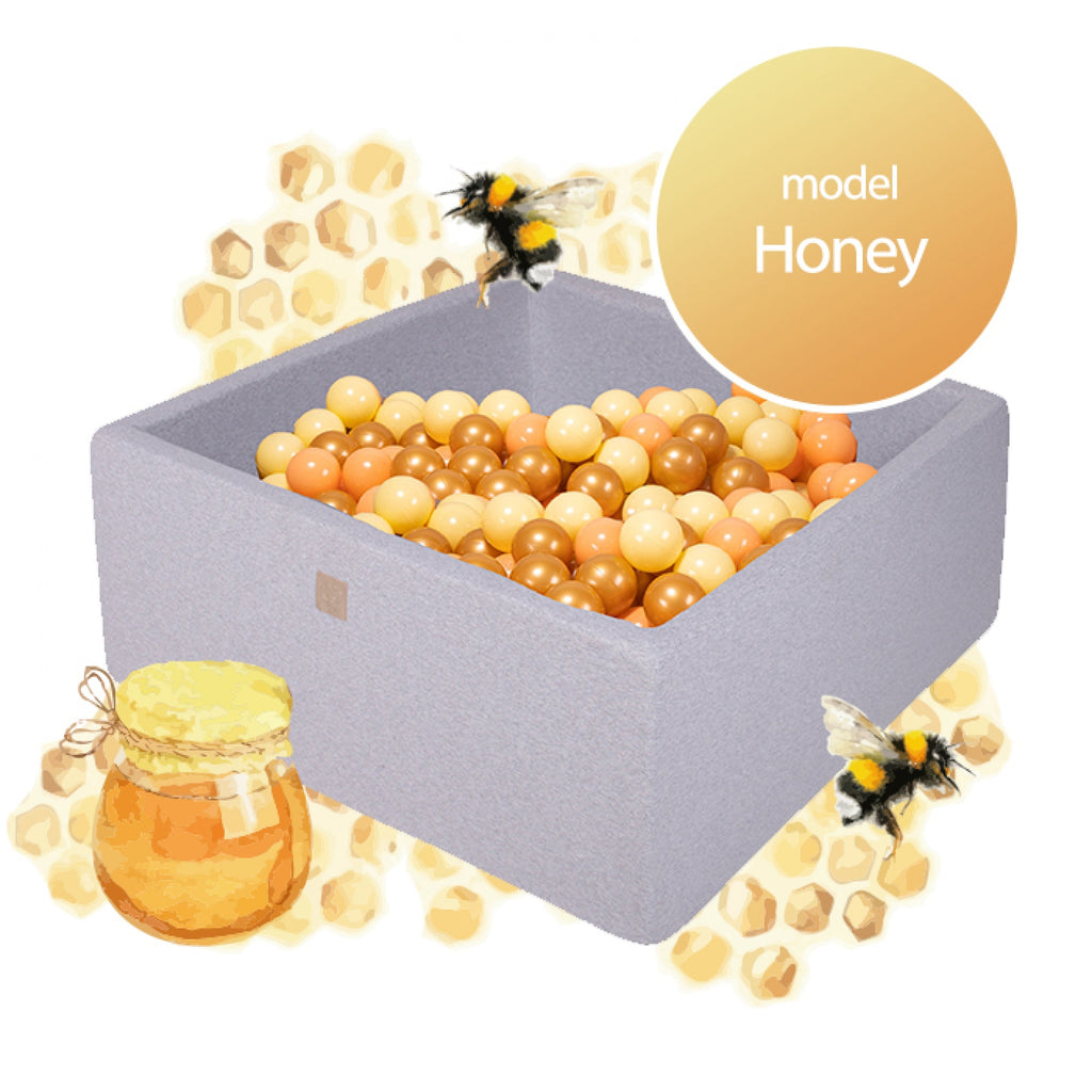 BESTSELLER 110x110x40 incl. 500 ballen - Honey Set