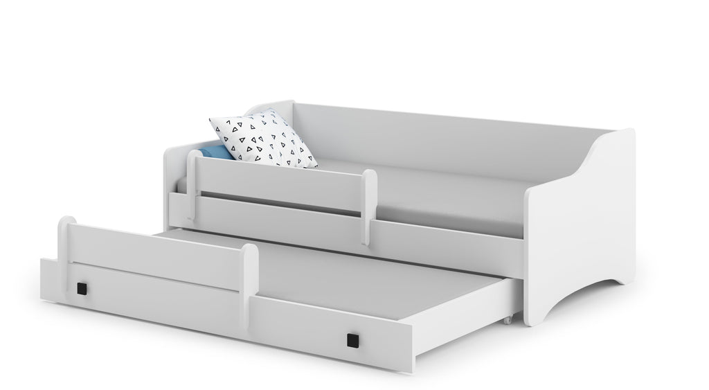 Tweepersoonsbed Eryk 160x80 met lade en matrassen