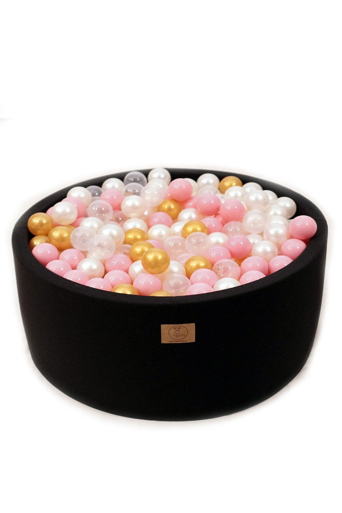 Ballpit black  90x30 + 200 balls ( pink, pearl, gold, transparent)