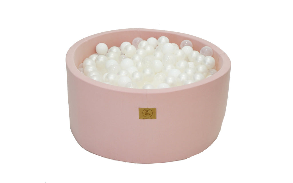 Ballpit pink 90 x 40 + 250 balls ( white, pearl, transparent)