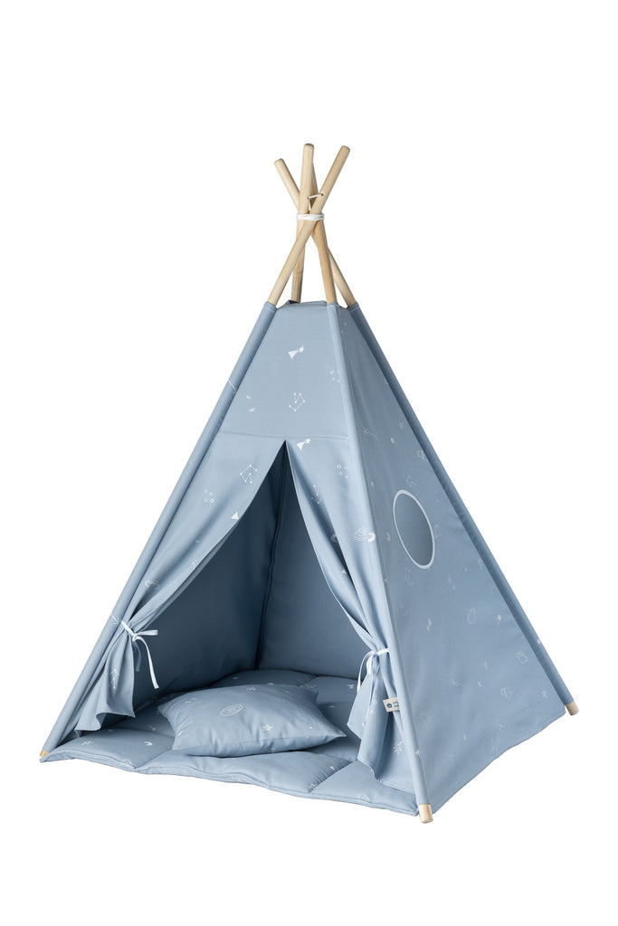 Teepee Set Cosmic Blue