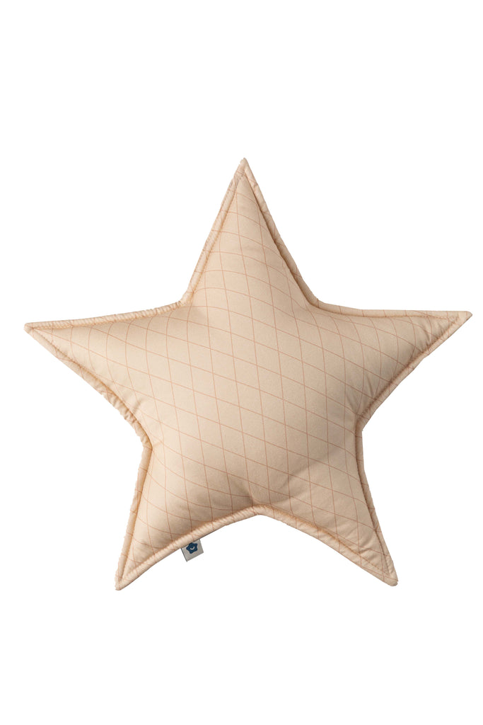 Toy Cushions Christmas Star Beige