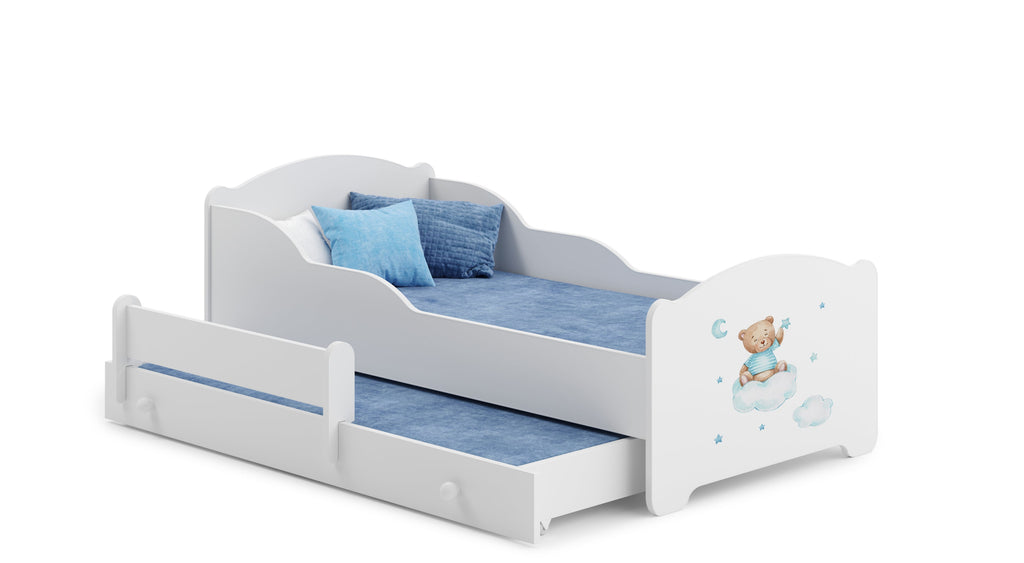 Tweepersoonsbed Michas 160x80 met kinderafbeeldingen