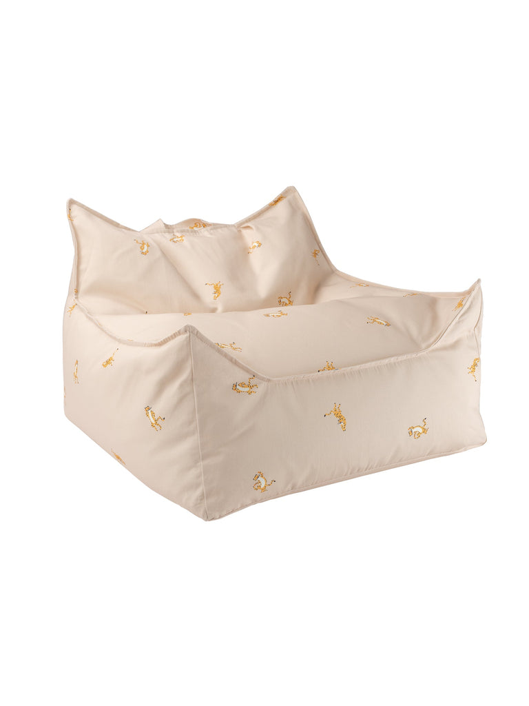 Beanbag Chair Beige Tiger