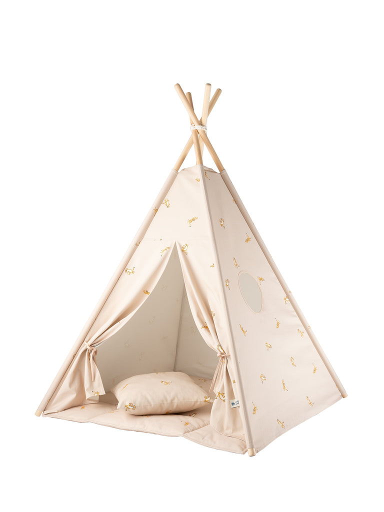 Teepee Set Beige Tiger