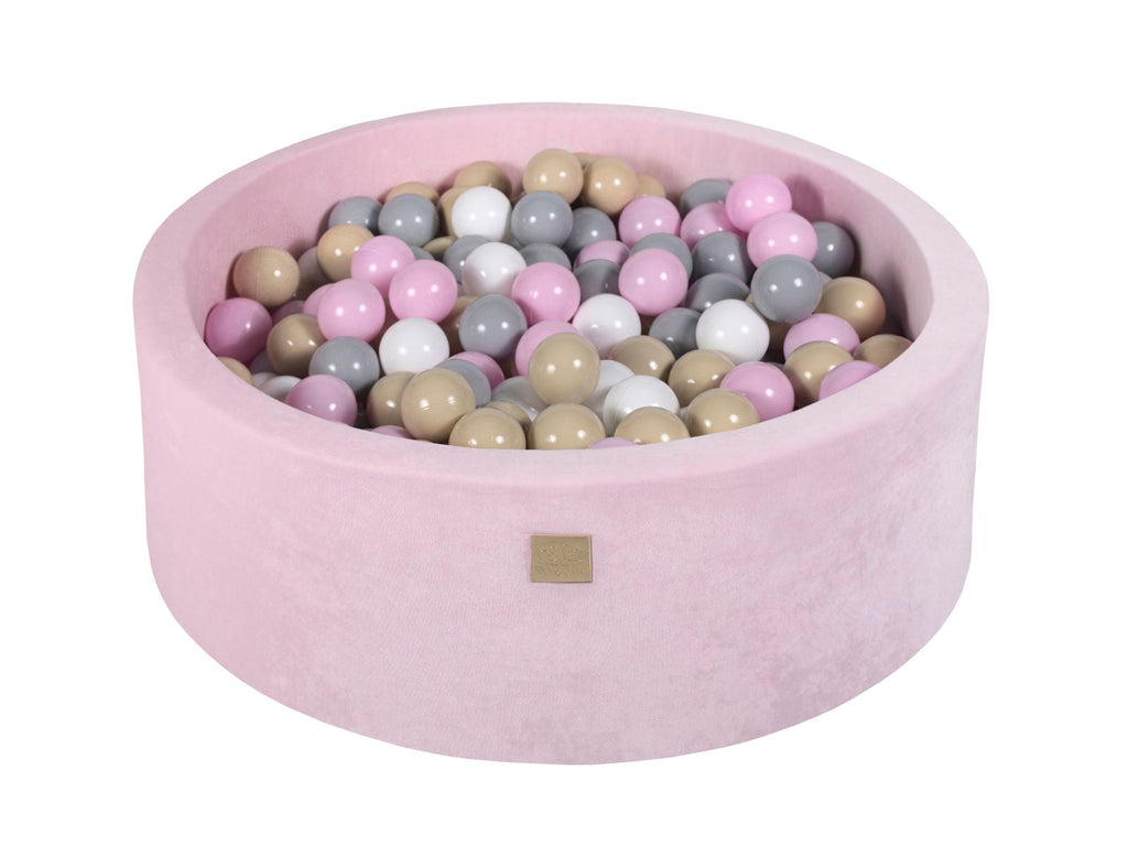 Ballenbak VELVET Poeder Roze - 90x30/90x40 incl. 200 ballen