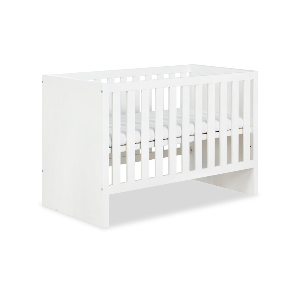 kinderbed Amelia 120x60 met veiligheidsreling wit